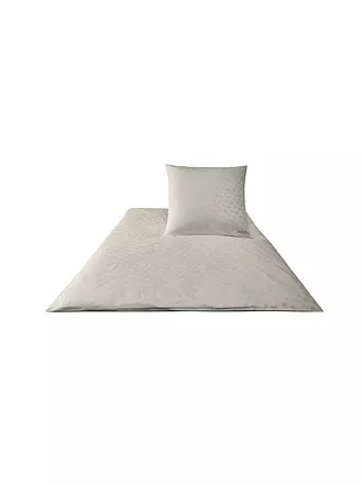 JOOP | Biancheria da letto in raso Cornflower 2x 70x90cm/200x200cm Sabbia |